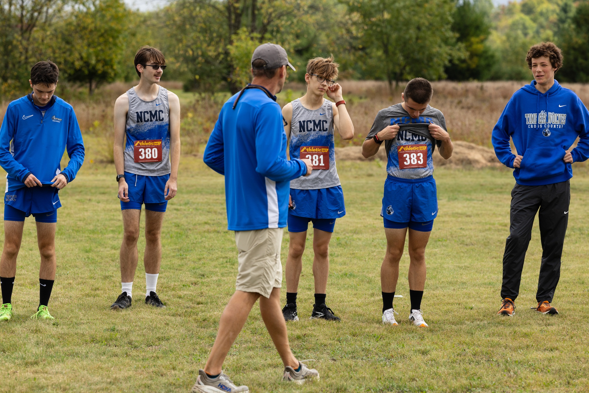 The Timberwolves Men's Cross Country Team Brings Home Five Personal Records in the 8k Race
